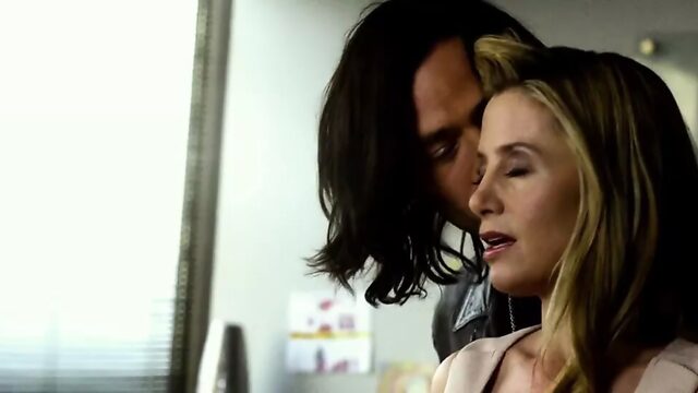 Mira Sorvino having crazy sex with a young man