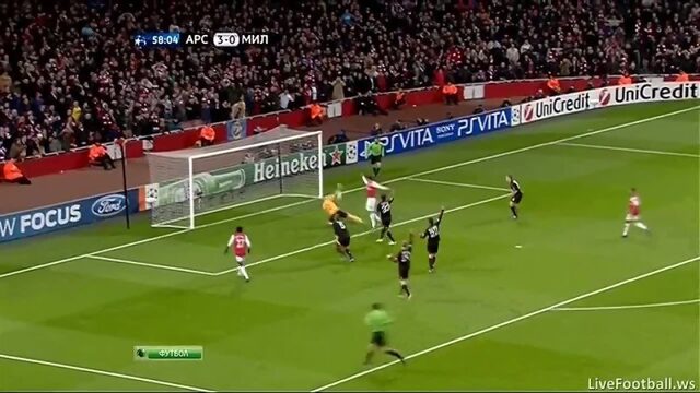 Арсенал 3-0 Милан | Обзор матча