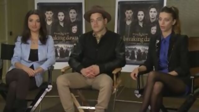 Twilights Andrea Gabriel, Rami Malek, and Angela Sarafyan on Sidewalks Entertainment