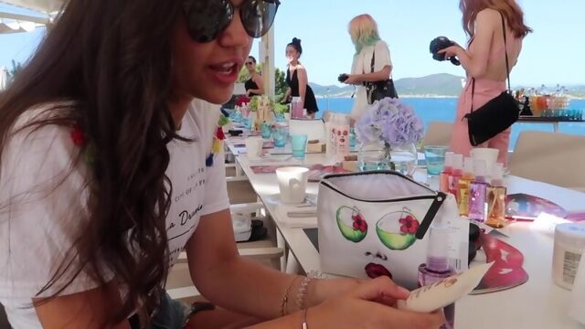 Spending the day on a yacht in Ibiza with a bunch of YOUTUBERS! | Emily Canham