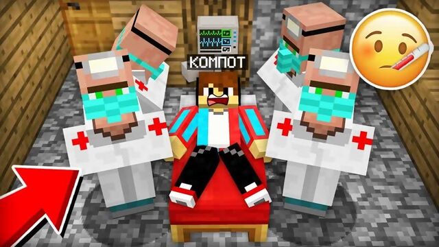 [Компот] ВСЕ ЖИТЕЛИ В НАШЕЙ ДЕРЕВНИ СТАЛИ ВРАЧАМИ В МАЙНКРАФТ | Компот Minecraft (1080p)